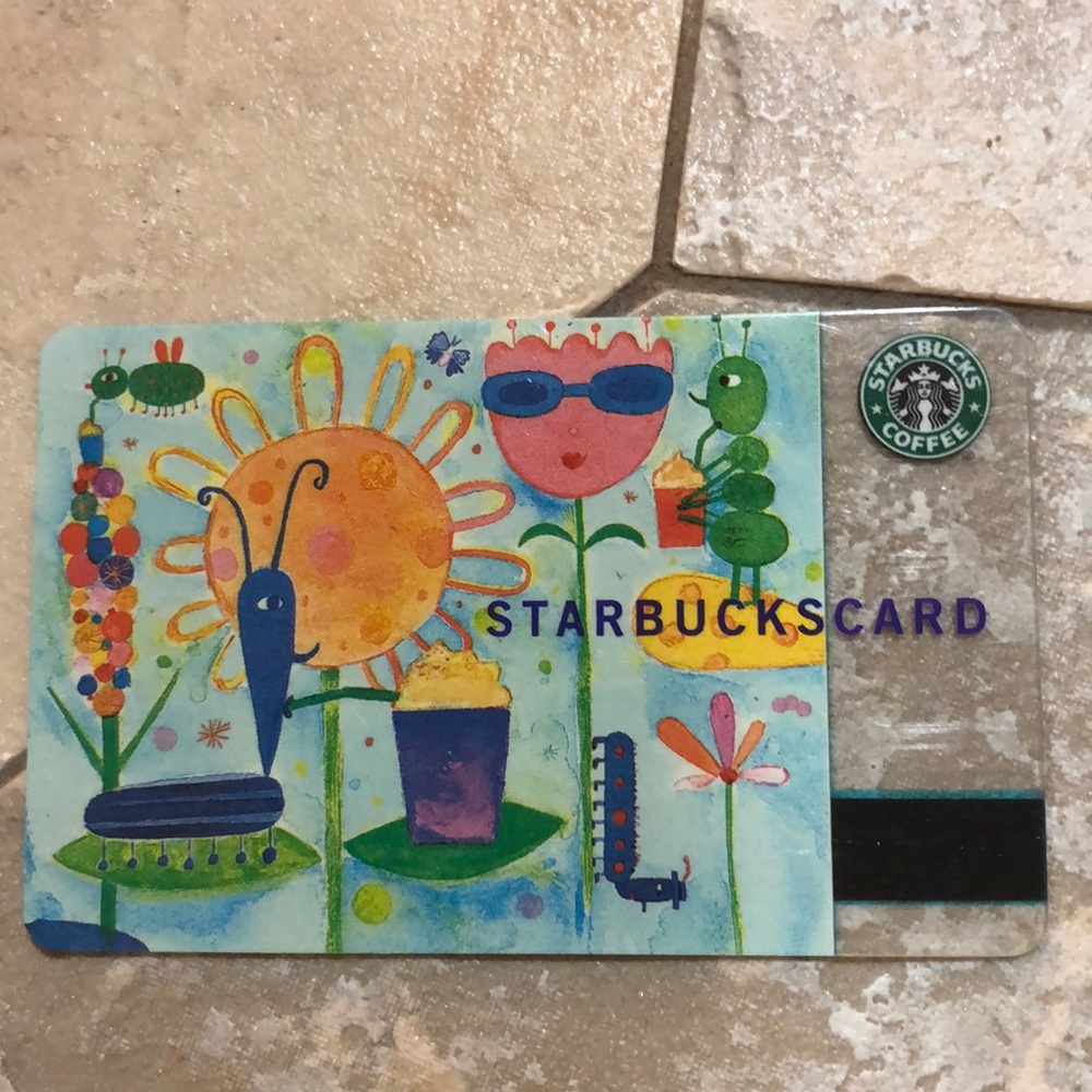STARBUCKS 2003 BUGS MODERN ART CARD COLLECTIBLE